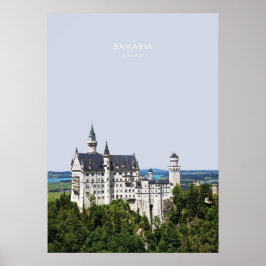 Bavaria, Germany Travel Artwork. ポスター