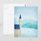 Bavaria Vintage Travel Poster – アートポストカード ポストカード (正面/裏面)