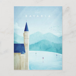 Bavaria Vintage Travel Poster – アートポストカード ポストカード