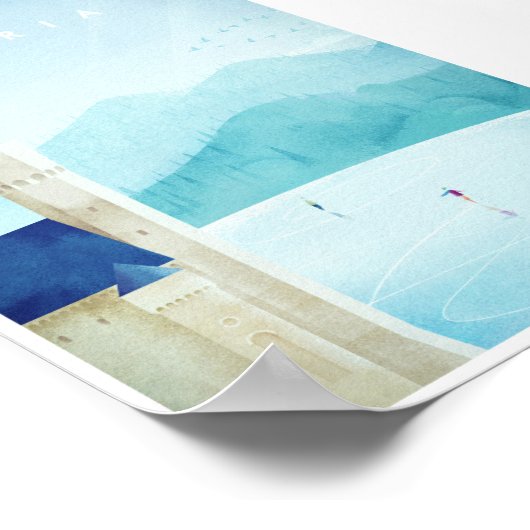 Bavaria Vintage Travel Poster ポスター (角)