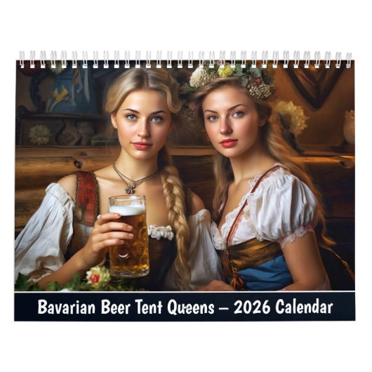 Bavarian Beer Tent Queens – 2026 Calendar カレンダー (カバー)