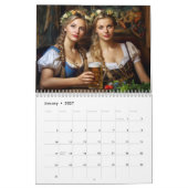 Bavarian Beer Tent Queens – 2026 Calendar カレンダー (1月 2027)