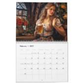 Bavarian Beer Tent Queens – 2026 Calendar カレンダー (2月 2027)