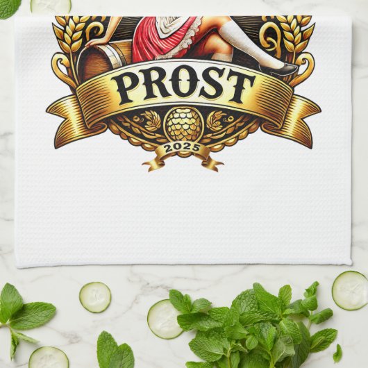 Bavarian Festivals -  Dirndl 2025 キッチンタオル (折り畳み)