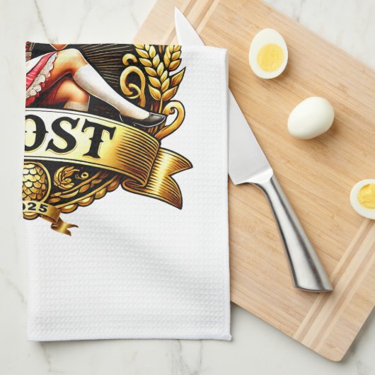 Bavarian Festivals -  Dirndl 2025 キッチンタオル (四つ折り)