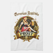 Bavarian Festivals -  Dirndl 2025 キッチンタオル (縦)