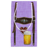 Bavarian Lederhosen Gift Bag スモールペーパーバッグ (正面)