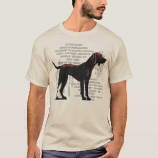  Bavarian Mountain Hound Silhouette T-Shirt Tシャツ