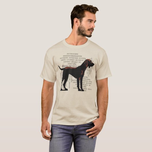 Bavarian Mountain Hound Silhouette T-Shirt Tシャツ (正面フル)