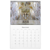 Bavarian organ calendar カレンダー (3月 2026)