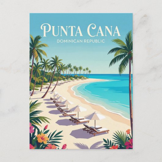 Bavaro Beach Dominican Republic ポストカード (正面)