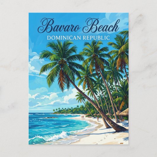 Bavaro Beach Dominican Republic ポストカード (正面)