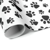 Bawプリント白黒パターン ラッピングペーパー (ロールコーナー)