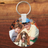 Baxter – イングリッシュスリンガースパニエル犬Photo-03 キーホルダー (正面)