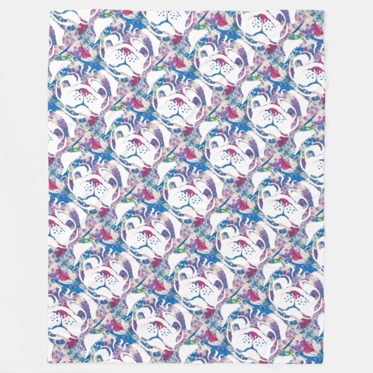 Baxter、毛布によるジーナアート作品のみ フリースブランケット (正面)