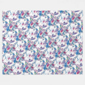 Baxter、毛布によるジーナアート作品のみ フリースブランケット (正面(横))