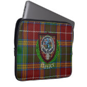 Baxter Scottish Clan Tartan and Crest  ラップトップスリーブ (正面右)