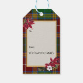 Baxter Scottish Clan Tartan & Crest ギフトタグ (裏面)
