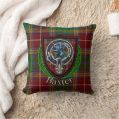 Baxter Scottish Clan Tartan & Crest クッション (ブランケット)
