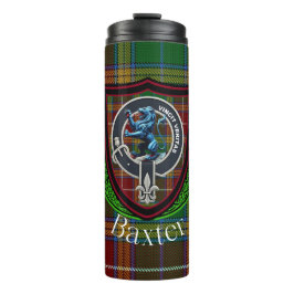 Baxter Scottish Clan Tartan & Crest タンブラー