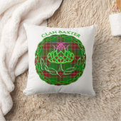 Baxter Scottish Tartan Celtic Thistle クッション (ブランケット)