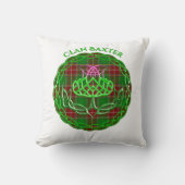 Baxter Scottish Tartan Celtic Thistle クッション (正面)