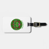 Baxter Scottish Tartan Celtic Thistle ラゲッジタグ (正面横)