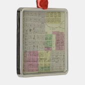 Baxter Springs、チェロキー郡、カンザス メタルオーナメント (右)