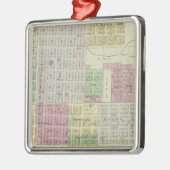 Baxter Springs、チェロキー郡、カンザス メタルオーナメント (左)