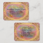 Baxterfynesの円形の専門の美しい 名刺 (正面/裏面)