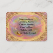 Baxterfynesの円形の専門の美しい 名刺 (裏面)