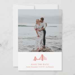 Bay Bridge写真Save the Date セーブザデート