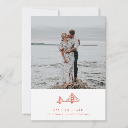 Bay Bridge写真Save the Date セーブザデート (正面)