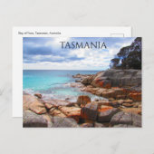 Bay of Fires, Tasmania，オーストラリアのはがき ポストカード (正面/裏面)