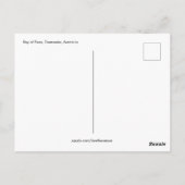 Bay of Fires, Tasmania，オーストラリアのはがき ポストカード (裏面)