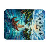 Bay of Islands New Zealand マグネット (横)