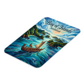 Bay of Islands New Zealand マグネット (左側)