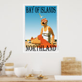 Bay of Islands, Northland Beach Poster ポスター (キッチン)