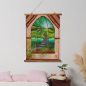 Bay Window 吊り下げ型タペストリー (寝室)