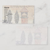 BayaderおよびRiyad ("Hadath Bayader Wの物語 名刺 (正面/裏面)