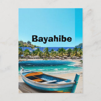 Bayahibe Travel Postcard Art,   インビテーションポストカード