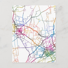 Bayannur China City Map ポストカード