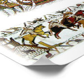 Bayeau Tapestry 11th Century ポスター (角)