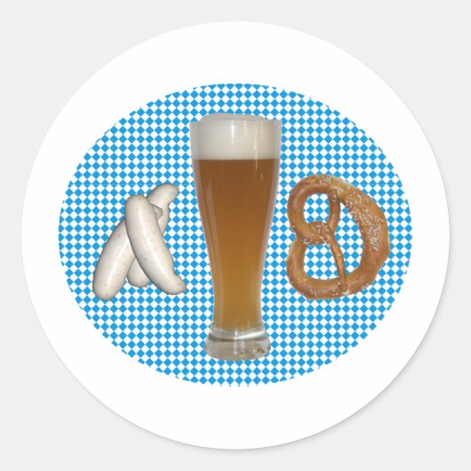 bayerische Brotzeit ラウンドシール (正面)