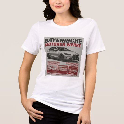 Bayerische Motoren Werke woman t-shirt  トライブレンドＴシャツ (正面)