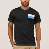 Bayerische Streifenflagge Tシャツ (正面)