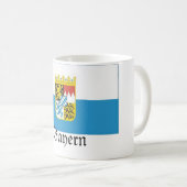 Bayernの旗のババリア コーヒーマグカップ (正面右)