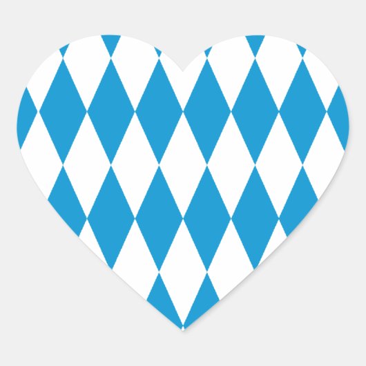 Bayern Bavaria Oktoberfest ハートシール (正面)