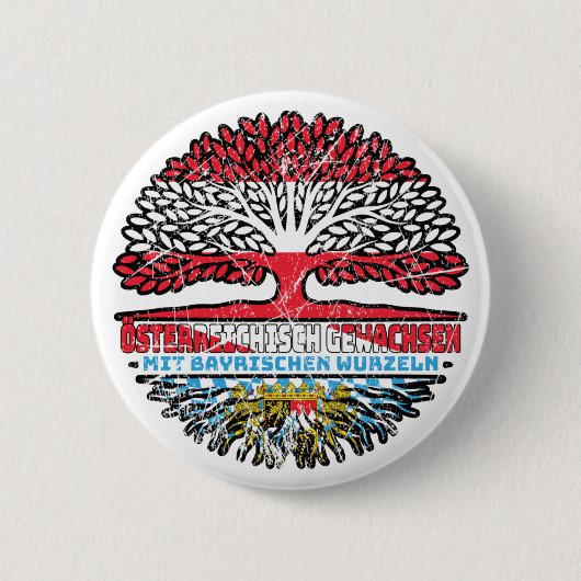 Bayern Bayrisch Österreichisch Baum 缶バッジ (正面)