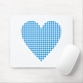Bayern Herz Rauten Bavaria heart diamonds マウスパッド (マウス)